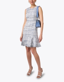 Look image thumbnail - Kobi Halperin - Reed Blue Tweed Dress