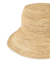 Front image thumbnail - Seventy - Beige Raffia Bucket Hat