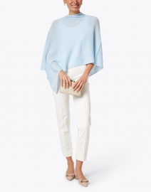 Look image thumbnail - Minnie Rose - Baby Blue Cashmere Ruana