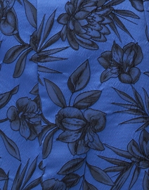 Fabric image thumbnail - Bigio Collection - Blue and Black Floral Print Dress