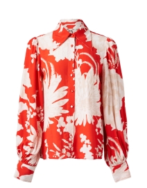 Londyn Red Floral Blouse