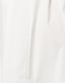 Fabric image thumbnail - Peserico - White Stretch Cotton Shirt Dress