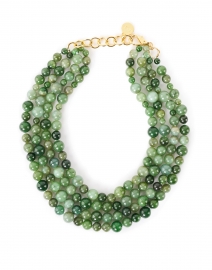 Green Jade Multistrand Necklace