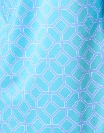 Fabric image thumbnail - Gretchen Scott - Everywhere Turquoise Print Jersey Dress