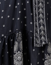 Fabric image thumbnail - Farm Rio - Paisley Black Floral Print Dress