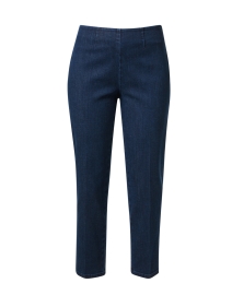Audrey Blue Denim Capri Pant