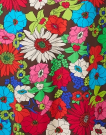 Fabric image thumbnail - Caliban - Multi Floral Print Shirt Dress