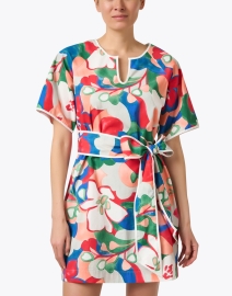 Front image thumbnail - Frances Valentine - Doris Multi Floral Print Cotton Dress