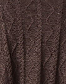 Fabric image thumbnail - Burgess - Perry Brown Cotton Cashmere Poncho