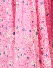 Fabric image thumbnail - Oliphant - Pink Floral Print Cotton Dress
