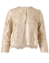 Gold Lace Topper Jacket