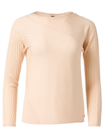Product image thumbnail - Marc Cain - Peach Wool Cashmere Blend Sweater