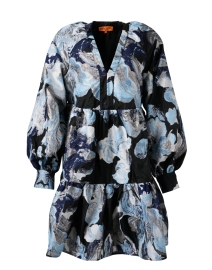 Product image thumbnail - Stine Goya - Jasmine Blue Multi Jacquard Organza Dress