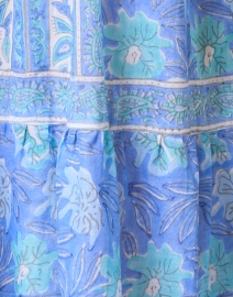 Bella Tu - Phoebe Blue Block Print Cotton Dress