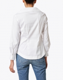 Finley - White  Stretch Cotton Poplin Shirt