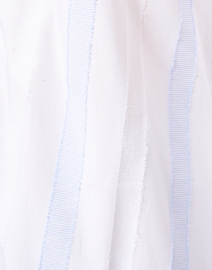 Fabric image thumbnail - Purotatto - Blue and White Striped Cotton Shirt