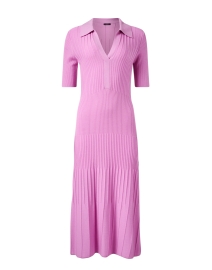 Pink Wool Knit Dress