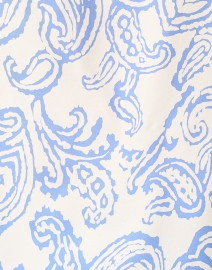 Fabric image thumbnail - Caliban - Blue Paisley Silk Blouse