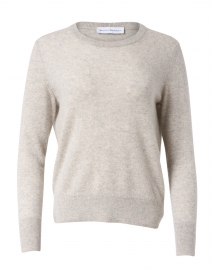 Product image thumbnail - White + Warren - Misty Grey Essential Cashmere Sweater