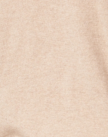 Fabric image thumbnail - Chinti and Parker - Oatmeal Beige Cashmere Zip Up Hoodie