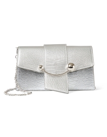 Crescent Silver Wallet Bag
