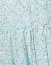 Fabric image thumbnail - Sail to Sable - Turquoise Print Maxi Dress