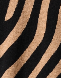 Fabric image thumbnail - Chinti and Parker - Zebra Print Wool Cashmere Cardigan