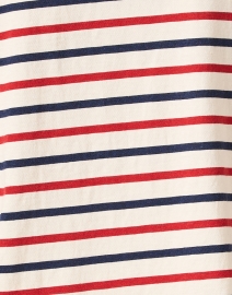 Fabric image thumbnail - Xirena - Easton Navy and Red Striped Top