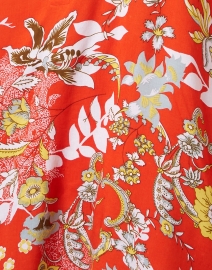 Fabric image thumbnail - Walker & Wade - Orange Floral Print Dress