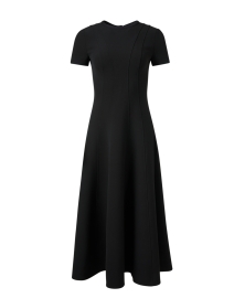 Product image thumbnail - St. John - Black Fit and Flare Dress