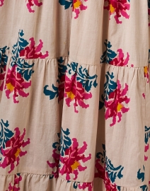Fabric image thumbnail - Lisa Corti - Tulsi Cream Rose Print Cotton Dress
