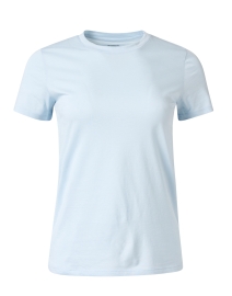 Product image thumbnail - Vince - Light Blue Cotton T-Shirt