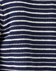 Fabric image thumbnail - Weill - Suzann Navy and White Striped Jacket