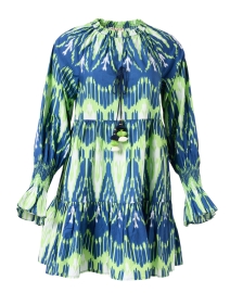 Product image thumbnail - Figue - Bella Blue and Green Printed Dress