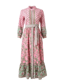 Arianna Pink Floral Print Dress
