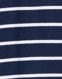 Fabric image thumbnail - Kinross - Navy and White Stripe Cotton Sweater
