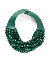 Bella Green Multistrand Necklace