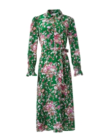 Rita Green Floral Print Dress