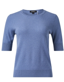 Product image thumbnail - Repeat Cashmere - Blue Cashmere Sweater