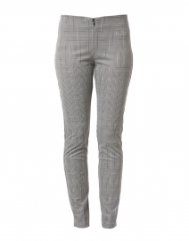 Jasmine Black and White Plaid Stretch Pant