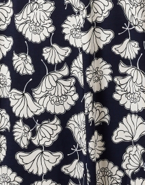 Fabric image thumbnail - Weekend Max Mara - Navy Floral Print Dress