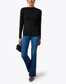 Look image thumbnail - Vince - Black Ruched Top