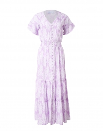 Christina Lavender Floral Print Midi Dress