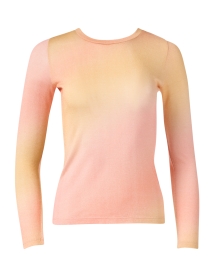 Peach Ombre Print Sweater
