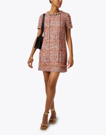 Look image thumbnail - Jason Wu Collection - Coral Multi Tweed Dress