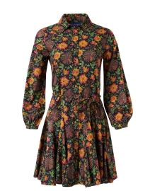 Product image thumbnail - Ro's Garden - Poppy Multi Floral Print Shirt Dress