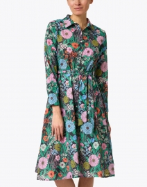 Ro's Garden - Ross Green Floral Shirt Dress