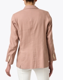 Back image thumbnail - Seventy - Pink Double Breasted Blazer