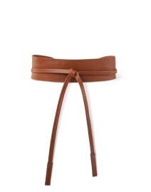 Product image thumbnail - B-Low the Belt - Archer Brown Leather Wrap Belt