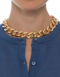 Armure Gold Collar Link Necklace